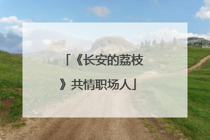 《长安的荔枝》共情职场人