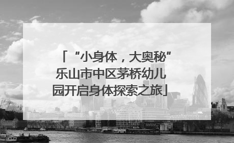 “小身体，大奥秘” 乐山市中区茅桥幼儿园开启身体探索之旅