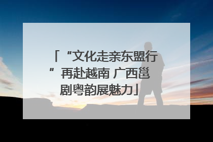 “文化走亲东盟行”再赴越南 广西邕剧粤韵展魅力