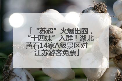 “苏超”火爆出圈，“十四妹”入群！湖北黄石14家A级景区对江苏游客免票