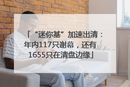“迷你基”加速出清：年内117只谢幕，还有1655只在清盘边缘
