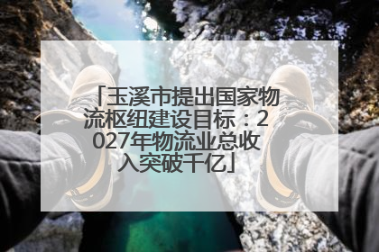 玉溪市提出国家物流枢纽建设目标：2027年物流业总收入突破千亿