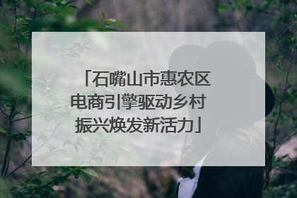 石嘴山市惠农区电商引擎驱动乡村振兴焕发新活力