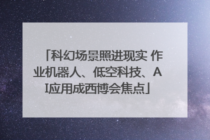 科幻场景照进现实 作业机器人、低空科技、AI应用成西博会焦点