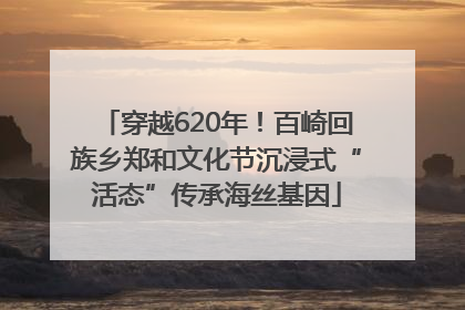 穿越620年！百崎回族乡郑和文化节沉浸式“活态”传承海丝基因