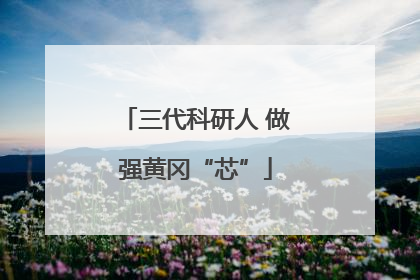 三代科研人 做强黄冈“芯”