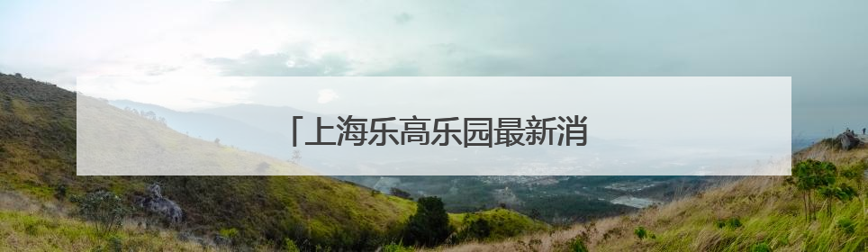 上海乐高乐园最新消息：完成竣工验收！