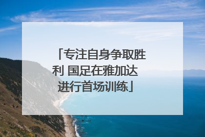 专注自身争取胜利 国足在雅加达进行首场训练