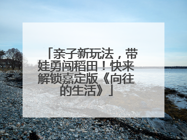 亲子新玩法，带娃勇闯稻田！快来解锁嘉定版《向往的生活》