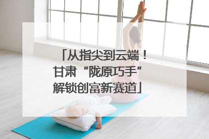 从指尖到云端！甘肃“陇原巧手”解锁创富新赛道