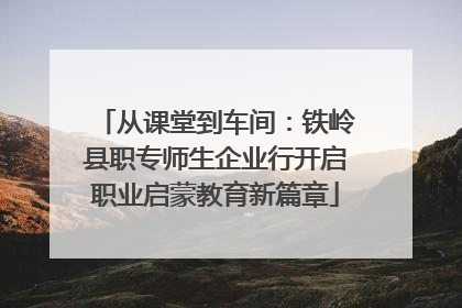 从课堂到车间：铁岭县职专师生企业行开启职业启蒙教育新篇章