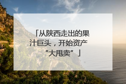 从陕西走出的果汁巨头，开始资产“大甩卖”