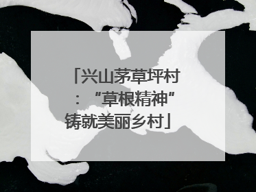 兴山茅草坪村：“草根精神”铸就美丽乡村