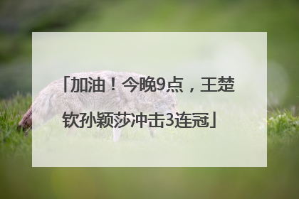 加油！今晚9点，王楚钦孙颖莎冲击3连冠