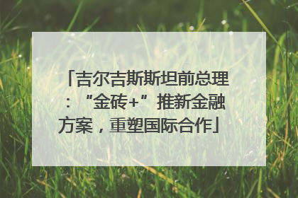 吉尔吉斯斯坦前总理：“金砖+”推新金融方案，重塑国际合作