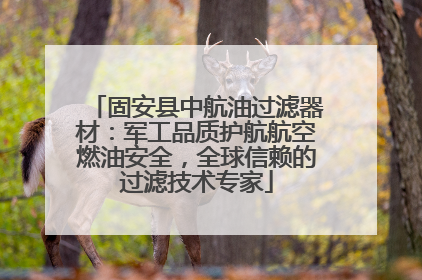 固安县中航油过滤器材：军工品质护航航空燃油安全，全球信赖的过滤技术专家
