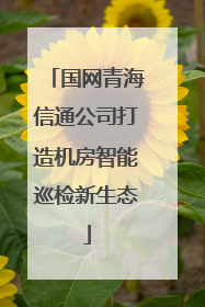 国网青海信通公司打造机房智能巡检新生态