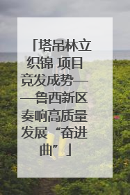 塔吊林立织锦 项目竞发成势——鲁西新区奏响高质量发展“奋进曲”