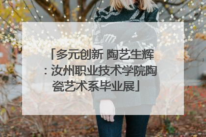 多元创新 陶艺生辉：汝州职业技术学院陶瓷艺术系毕业展