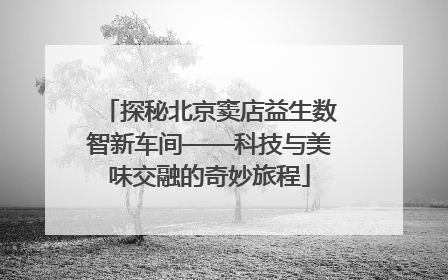 探秘北京窦店益生数智新车间——科技与美味交融的奇妙旅程