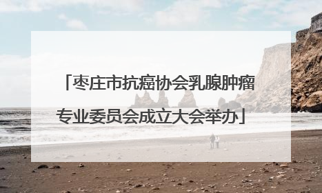 枣庄市抗癌协会乳腺肿瘤专业委员会成立大会举办