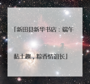 新田县新华书店：端午黏土趣，粽香情谊长