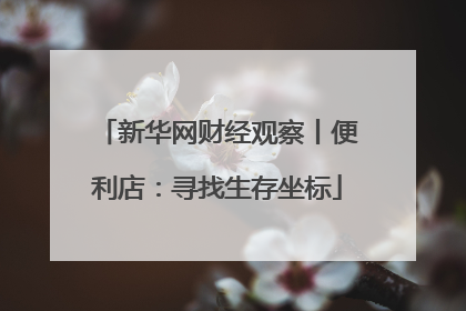 新华网财经观察丨便利店：寻找生存坐标