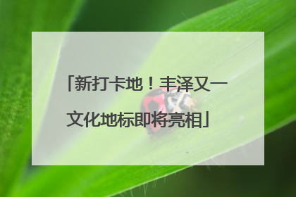新打卡地！丰泽又一文化地标即将亮相