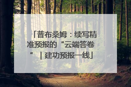 普布桑姆：续写精准预报的“云端答卷”｜建功预报一线