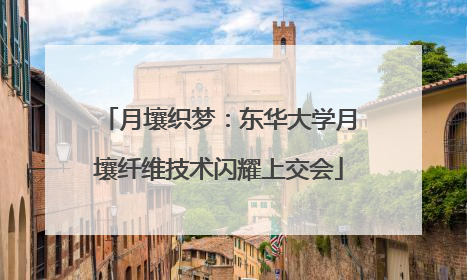 月壤织梦：东华大学月壤纤维技术闪耀上交会