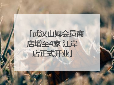 武汉山姆会员商店增至4家 江岸店正式开业