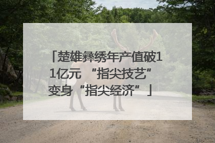 楚雄彝绣年产值破11亿元 “指尖技艺”变身“指尖经济”