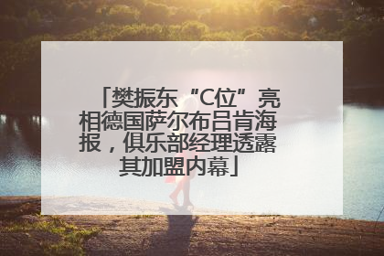 樊振东“C位”亮相德国萨尔布吕肯海报，俱乐部经理透露其加盟内幕