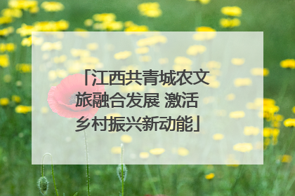 江西共青城农文旅融合发展 激活乡村振兴新动能