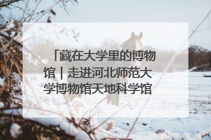 藏在大学里的博物馆｜走进河北师范大学博物馆天地科学馆：在校园里赴一场“宇宙之约”