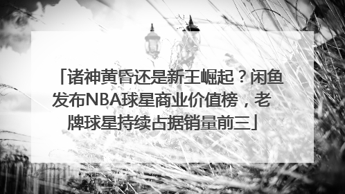 诸神黄昏还是新王崛起？闲鱼发布NBA球星商业价值榜，老牌球星持续占据销量前三