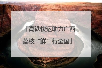 高铁快运助力广西荔枝“鲜”行全国