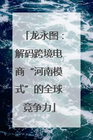 龙永图：解码跨境电商“河南模式”的全球竞争力