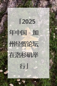 2025年中国－加州经贸论坛在洛杉矶举行