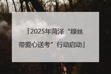 2025年菏泽“绿丝带爱心送考”行动启动