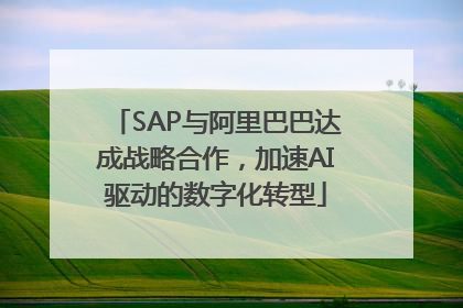SAP与阿里巴巴达成战略合作，加速AI驱动的数字化转型